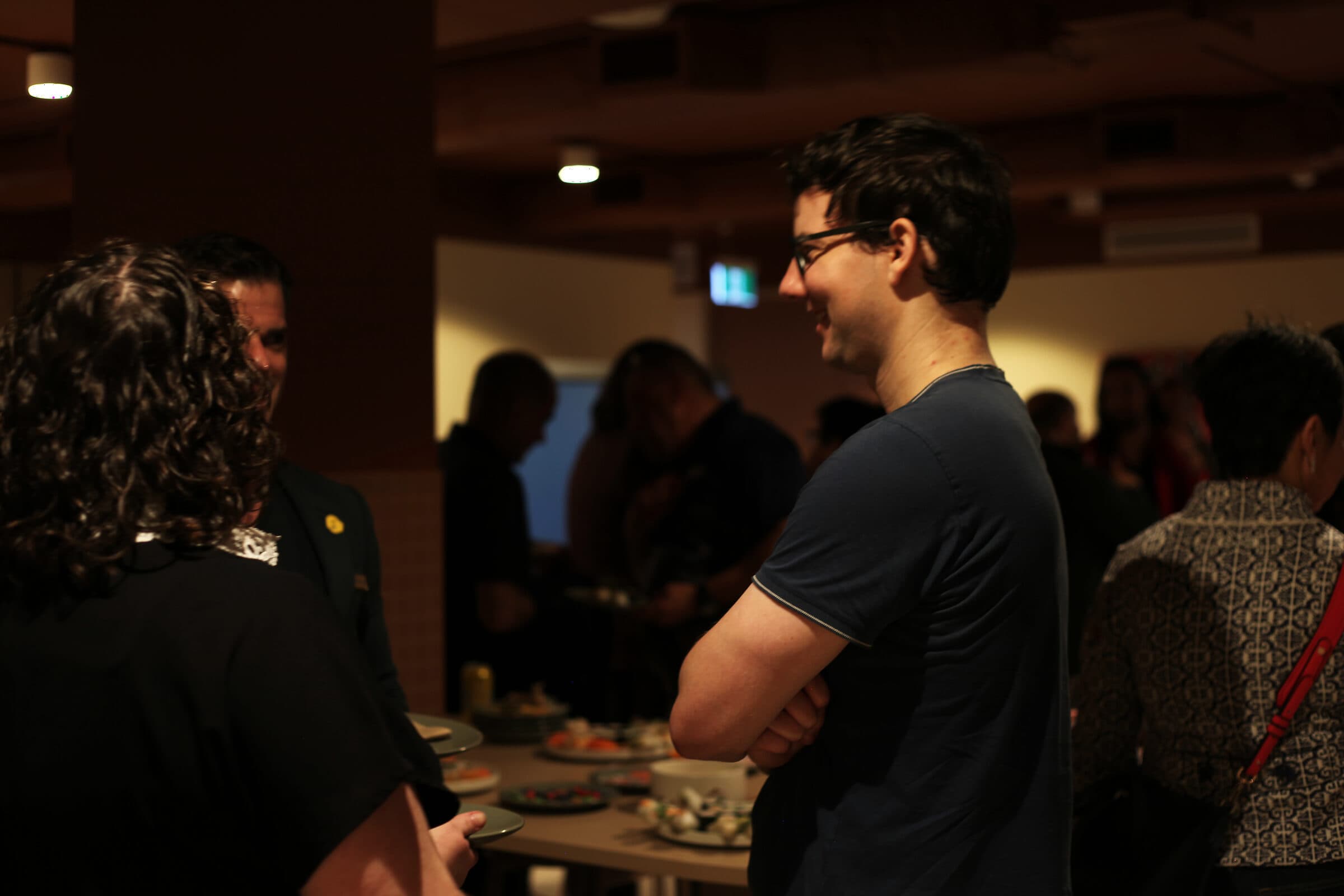 A founder talking through their work