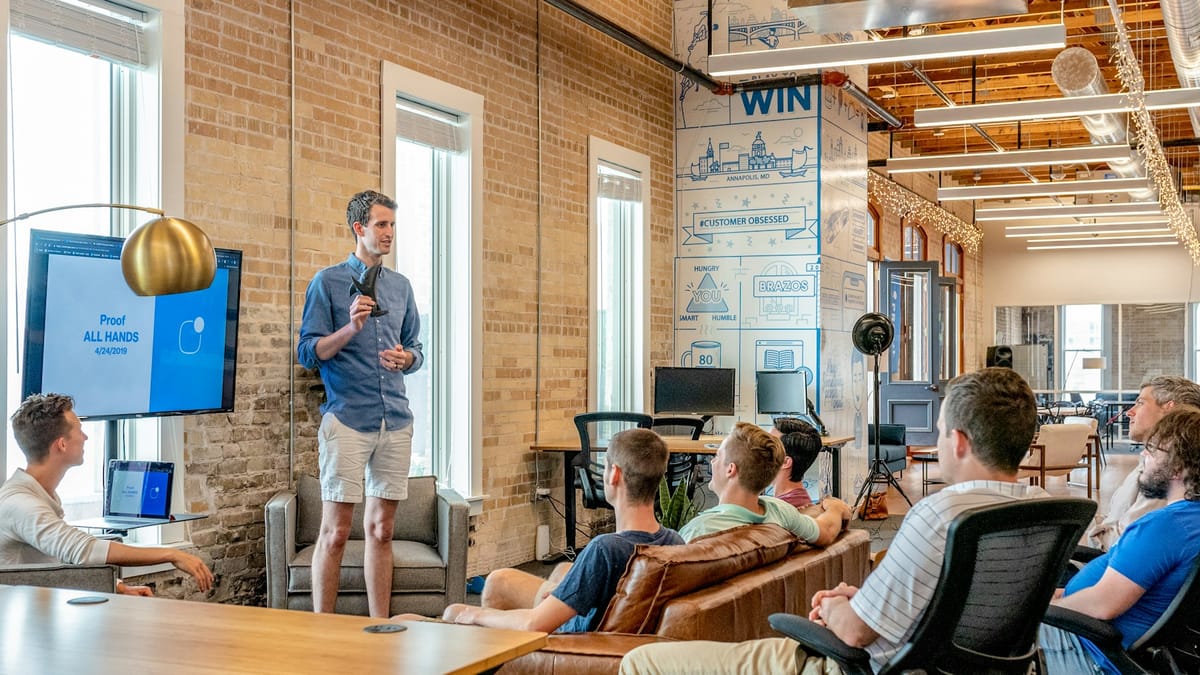 People gathered for a Ryujin Labs community conversation